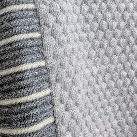 ATHLETA Merino Extra Fine Wool Sweater Dress XS Gray Turtleneck 3/4 Sleeve - Picture 6 of 11